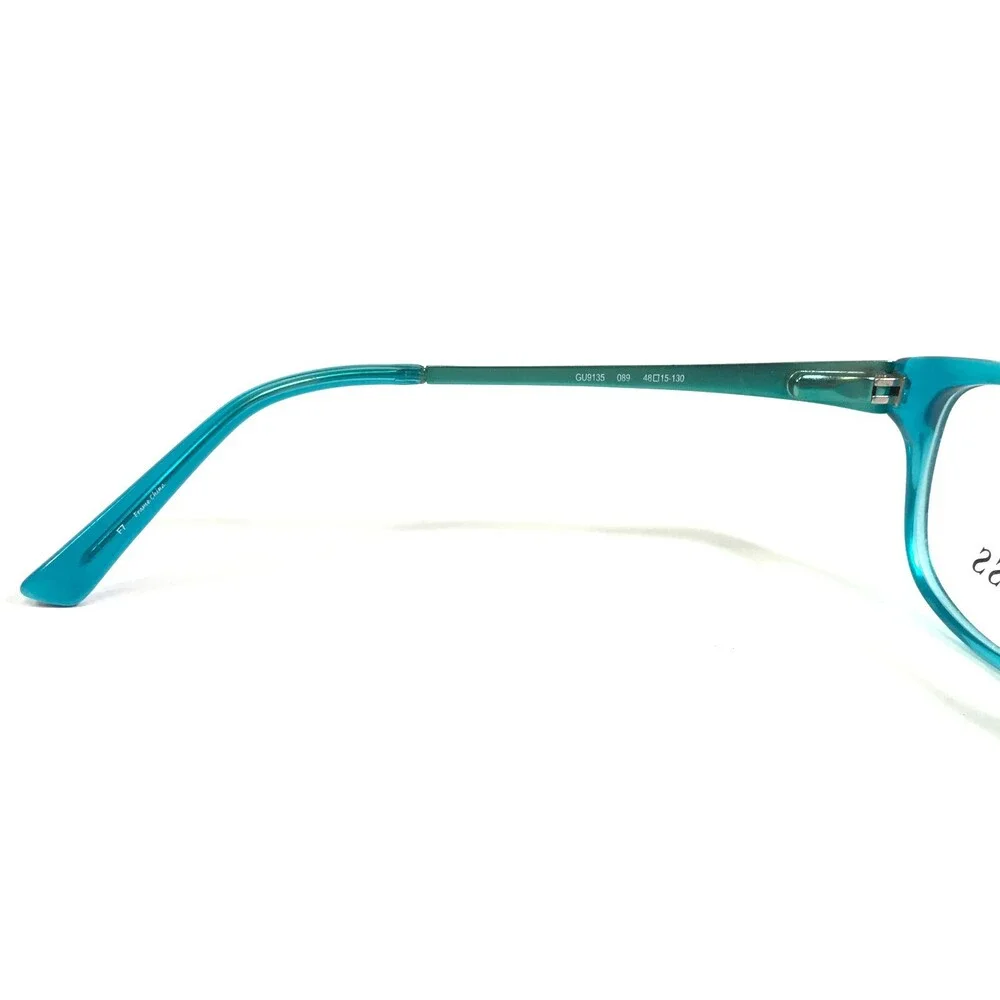 Guess Eyeglasses Frames GU9135 089 Clear Blue Cat Eye Full Rim 48-15-130